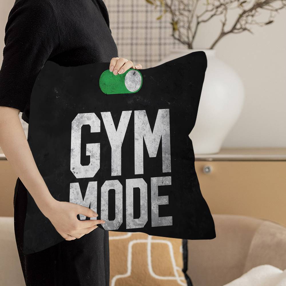 GYM Exercise Time Personalized Pillow Cover Kids Bedroom Wild Party Decor Pillowcase kid Birthday shower Gift