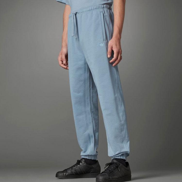 Adidas Originals Trefoil Logo Solid Joggers Men Bottoms Blue HD4817