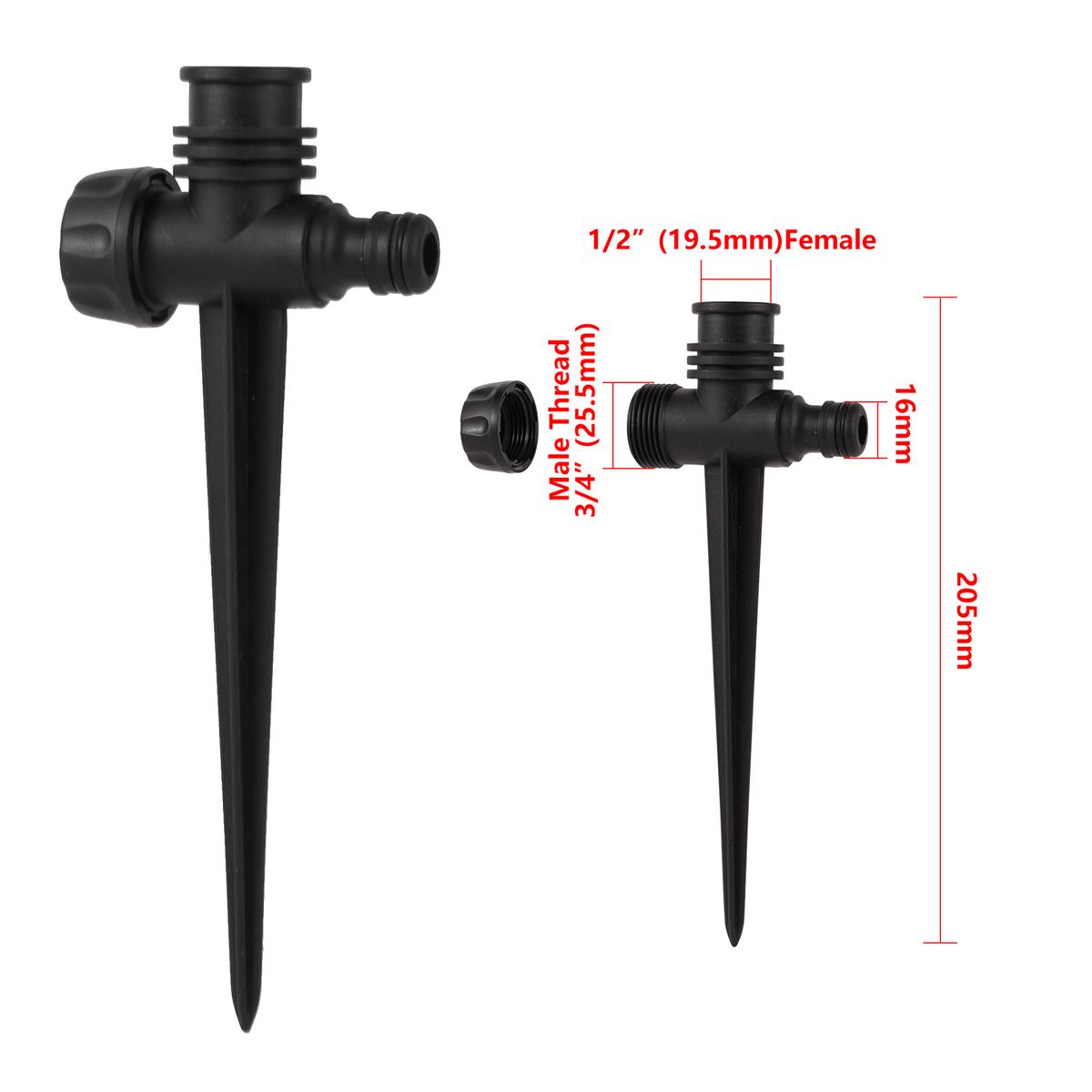 

15 Types Garden Sprinkler Head Bracket 1/2 3/4 Threaded Ground Inserted Nozzle Holder Lawn Irrigation Sprinkler Extension Rod