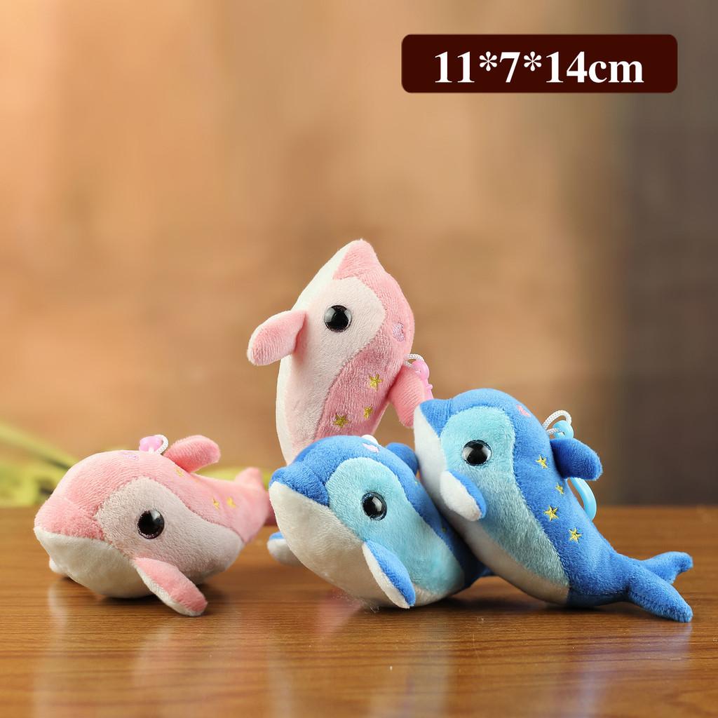 Dolphin Plush Toy With Pp Cotton Filling Soft Animal Gift For Kids And Adults