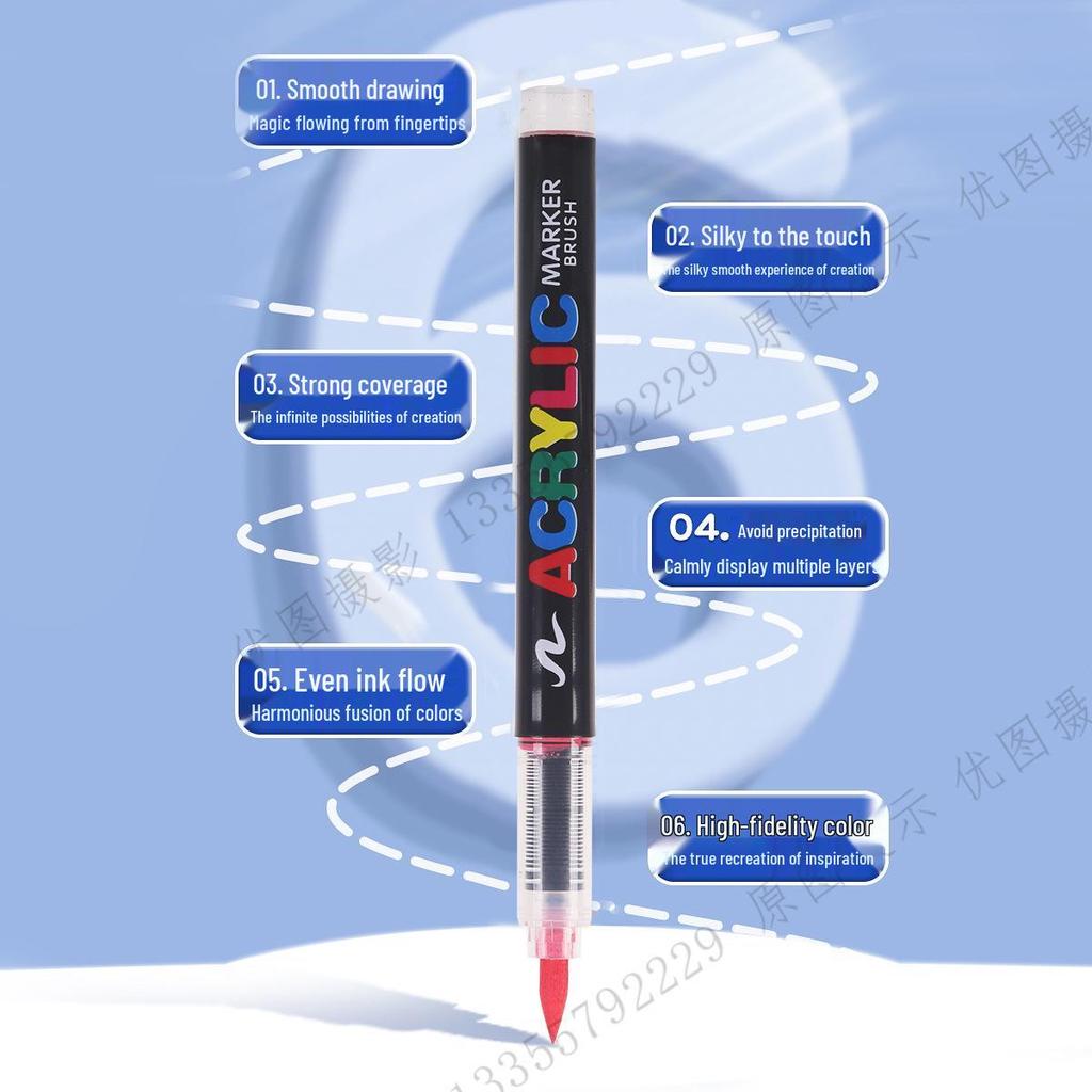 Soft Tip Acrylic Marker for Kids - Layerable, Opaque, DIY Graffiti Art Supplies