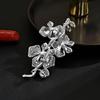 Senior Brooches Flower Leaf Brooch Pins for Women Suit Pendant  Fashion Brooches Jewelry
