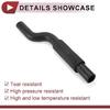 1 Pcs Radiator Coolant Hose for Toyota Camry 3.0L 1995-2003 Upper Heater Hose No.1657120020 Black Rubber