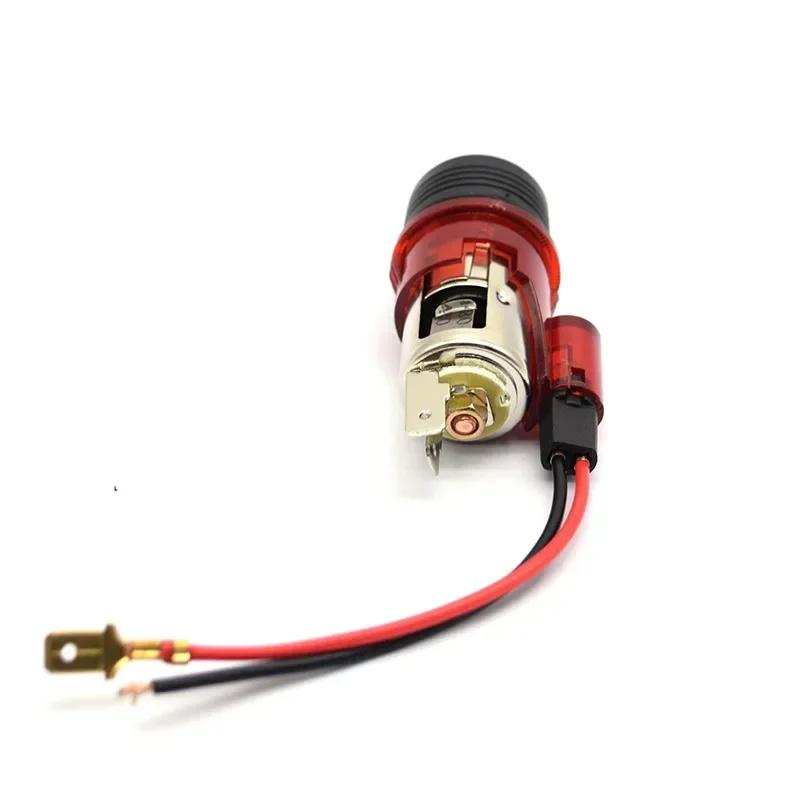 12V 120W Car Cigarette Lighter Socket Auto Boat Motorcycle Tractor Power Outlet Socket Receptacle Car Accessories