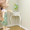 1Pcs Doll House Accessories 1:12 Dollhouse Miniature Retro Small Edge Several Mini Tea Table Furniture Home Model Decor Toy