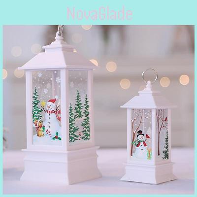 Exquisite Santa Claus Hanging Lantern Led Light Lamp Ideal For Holiday Decor