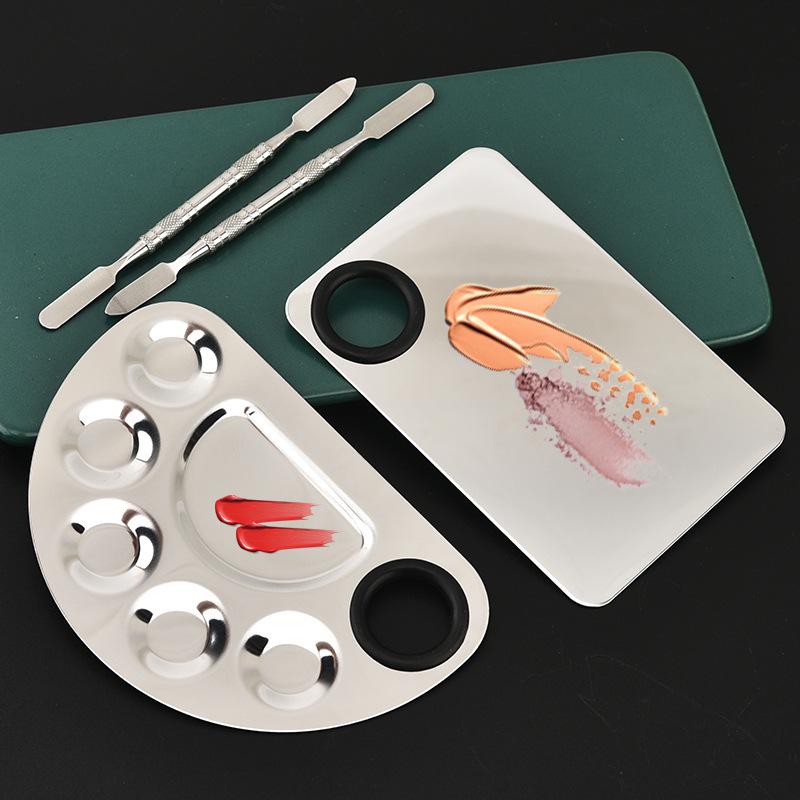 Stainless Steel Nail Art & Makeup Mixing Palette
