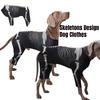Premium Polyester Dog Clothes For Halloween Transform Your Dog Into A Cool Skeleton