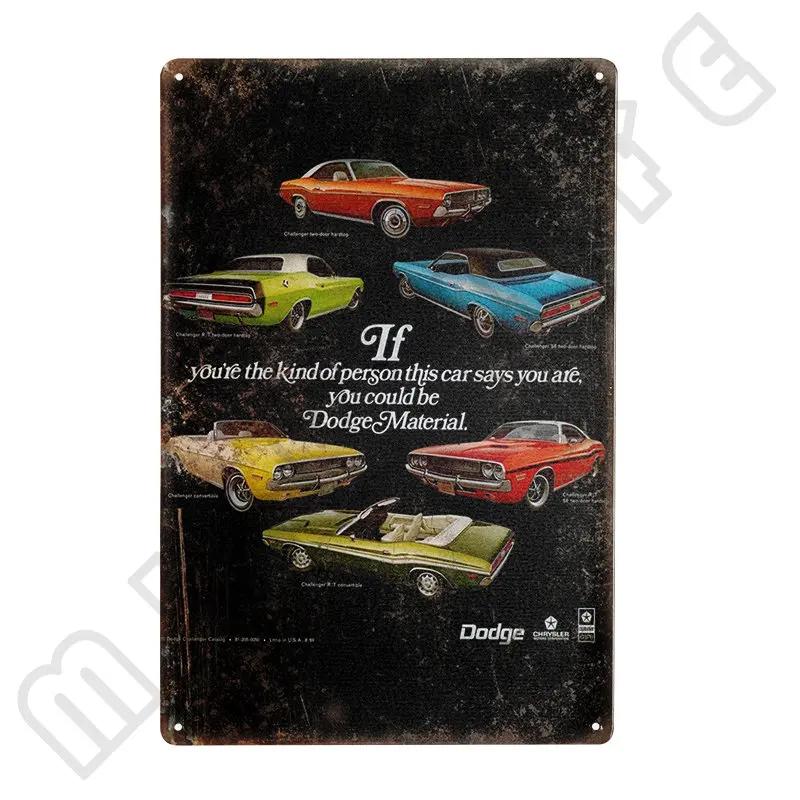 Dodge RAM Nur Parken Metall Blechschilder, Retro Poster für Zuhause Schlafzimmer Garage Bar Club Vintage Wandkunst Dekor