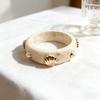 Marbling Resin Cuff Bracelet Pearl Shell Chunky Bangle New Wide Cuff Bracelet  Gifts