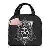Satanic Cross Leviathan's Cross And Tentacles Insulated Lunch Bag for Kids School Cooler Thermal Food Box Tote Lunch Boxes