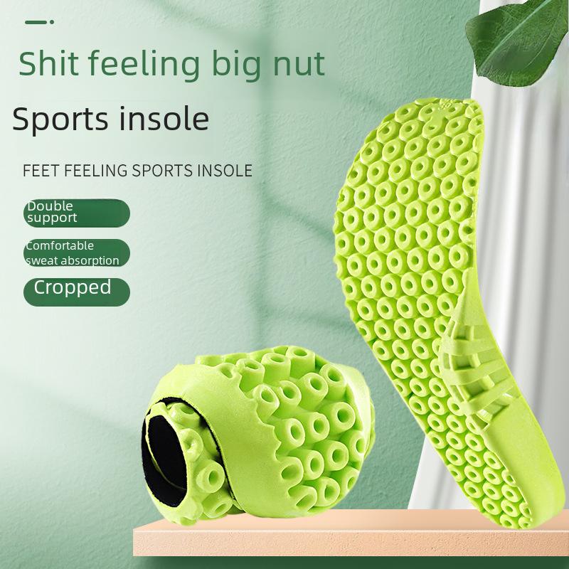 

Unisex Summer Shock-Absorbing Basketball Insoles: Sweat-Absorbent, Soft, and Comfortable for Sports 43-44