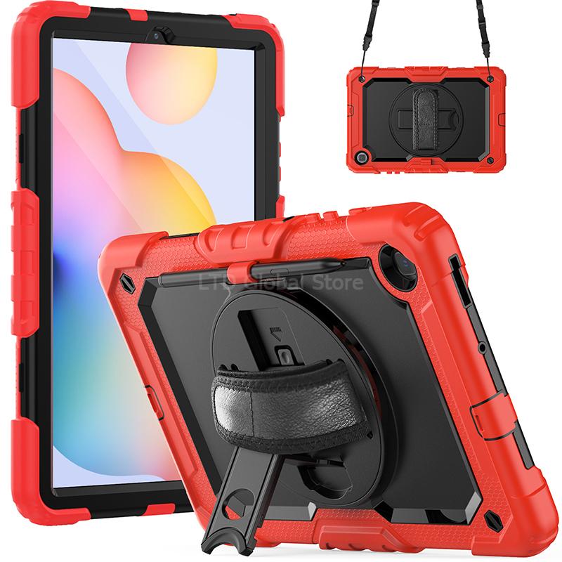 Case For Samsung Galaxy Tab S6 Lite 10.4 P620 P625 P613 P619 P610 P615 Tablet Case Kickstand 360 Rotation Cover