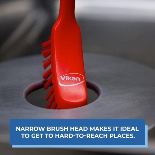 Kyowa Clean Vikan Dish Brush, White, 4287, Total Length 27.5cm