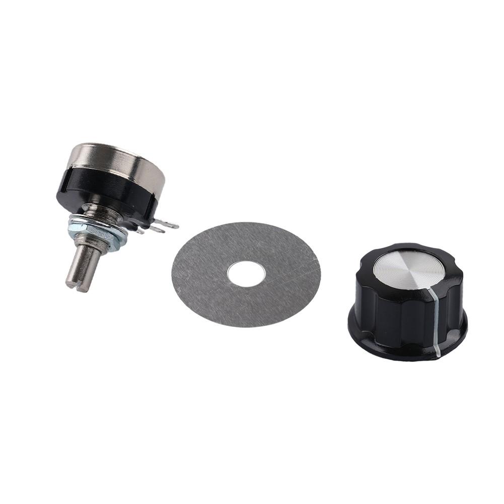 Rotary Taper Carbon Potentiometer with Diameter with Knob RV24YN 20S B502 5K Ohm