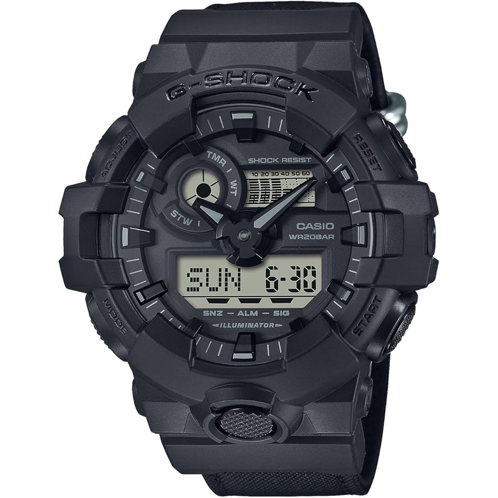 

Casio G-Shock Utility Black Series GA-700BCE-1AJF Men s Watch CORDURA Eco Fabric Cross Band Black