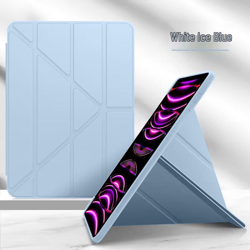 Protective Case: Compatible with Apple iPad 10/11 Gen, 9.7, Air 4/5, 7/8/9 Gen, Pro 12.9; Drop-Proof Soft Shell