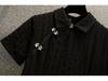 Women's Plus Size Summer Qipao: Gentle Chinese Style Tea Break Little Black Dress