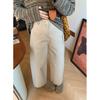 2026 Spring/Summer Women's High Waist Japanese Cropped Straight-Leg Balloon Pants
