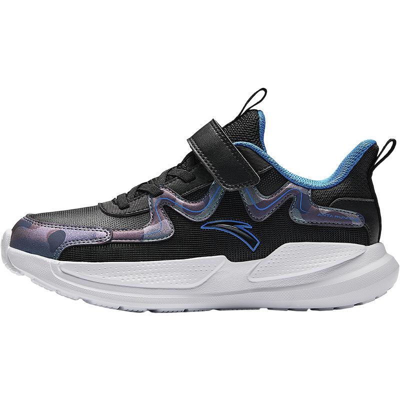 Anta Comfortable Versatile Trendy Lightweight Shock Absorbing Low Top Kids Running Shoes Men Sneaker Black A12445555N-3