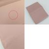 Used BVLGARI Card Case Bulgari Bulgari leather pink beige Clip type