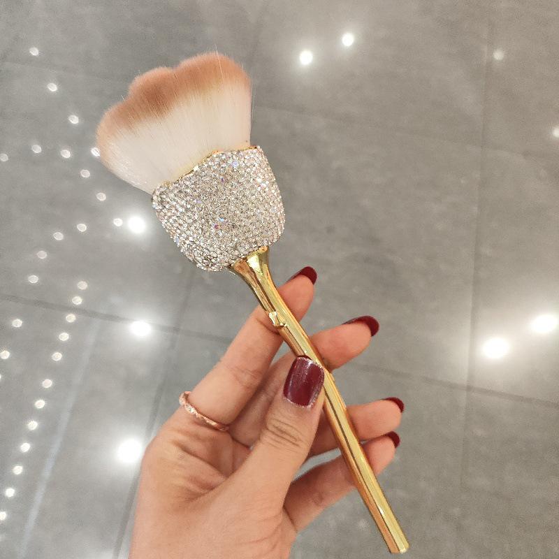 

Кисть для румян и пудры Lux Rhinestone Rose