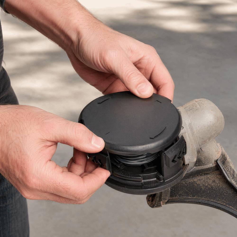 2PCS Spool Cap Spool Cover Replacement Compatible Design String Trimmer Spool Garden Mowing