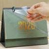 Solid Color Horse Year Calendar Month Date Display Standing Flip Calendar  Spring Festival