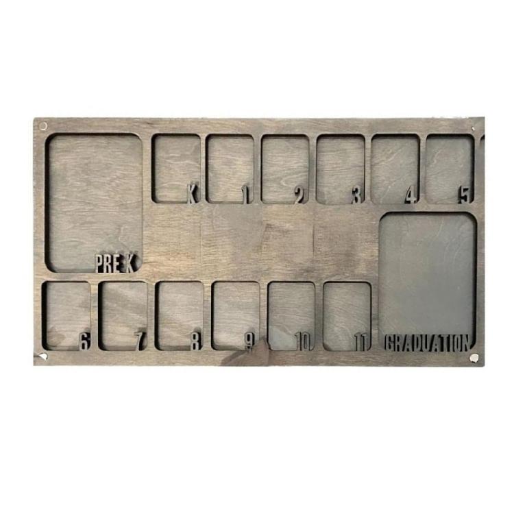 Graduation Keepsakes Personalizing Wooden School Years Picture Frame Pre-K to 12 for Kids Students Photo Display Frame