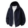 New autumn and winter sunscreen clothing stand-up collar jacket men's jacket men's casual hooded trendy casual versatile jacket