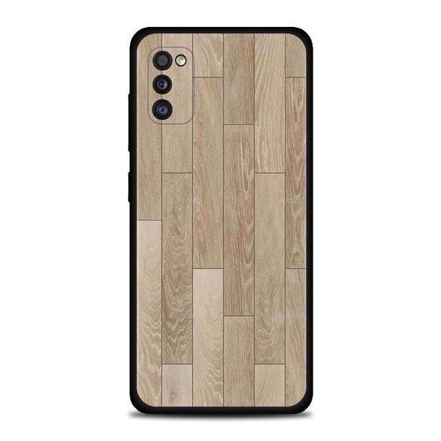 Fall Für Samsung A51 A71 A21s A21 A12 A11 A02s A02 A01 A91 A72 A52 A42 A41 A32 A31 Silikon coque Natürliche Holz