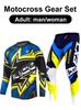 Sada oblečení na motokros Enduro cross Dres Kalhoty Sady Racer Sada vybavení Terénní Pánské Sady Dámské horské Downhill Motocykl MX