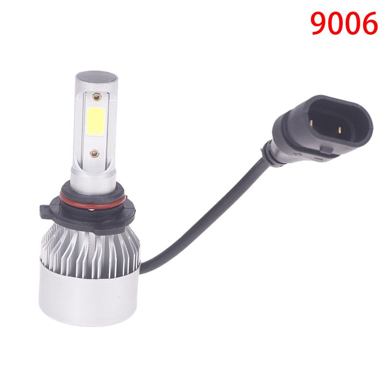1Pc Car Bright H4 H7 H1 H3 Led Front Fogs Lights Lamps Beads 8000Lm Cob Chips With Cooling Fan Longer Lifespan