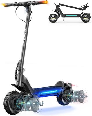 Elektrikli Scooter, 70-80 km Menzil/2000W Çift Motor, 10 İnç Arazi Lastikleri, Elektrikli Scooter Yetişkin 150 kg Taşıma Kapasitesi, TODIMART X5S