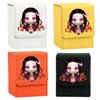 Anime Demon Slayer Card Case Kamado Tanjiro Nezuko Tsuyuri Agatsuma Zenitsu Self Made Leather Game Collection Card Storage Box