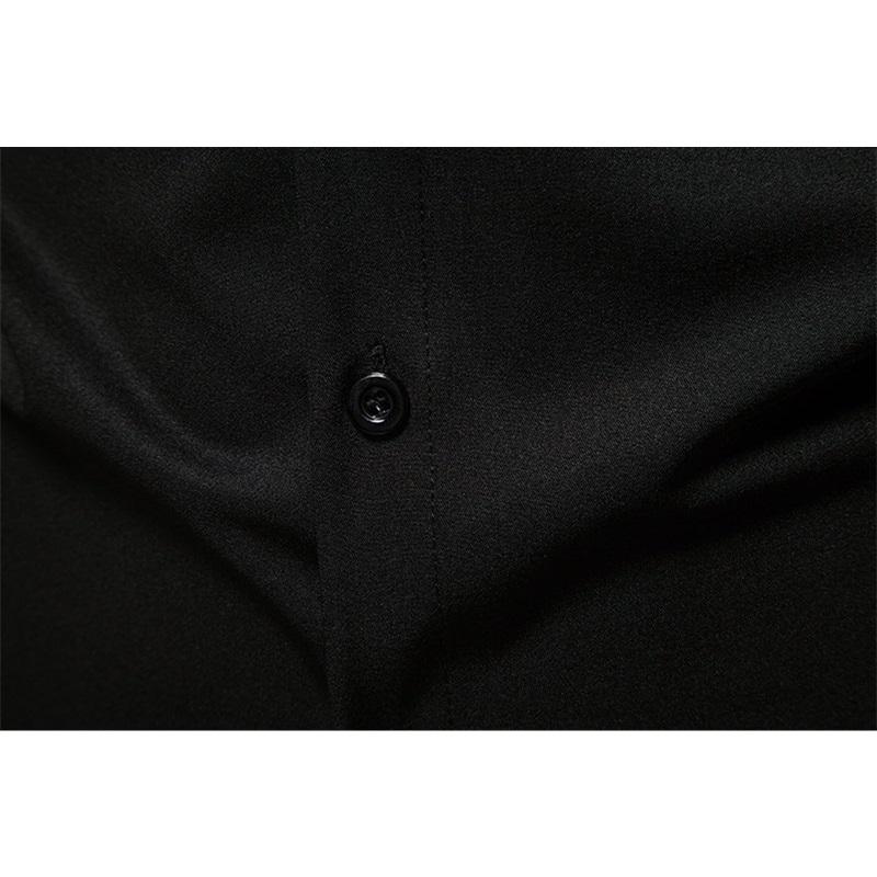 Autumn Fashion Men's Embroidered Design Long Sleeve Shirt High Quality Vintage Luxury Male Casual Social Wedding Party Business