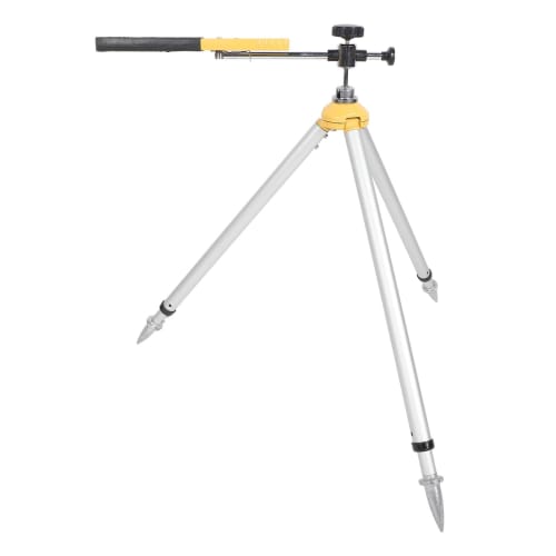 Adjustable Tower Ruler Tripod, Convenient for Total Station Prism Pole Support, Aluminum Alloy, 62-88cm High, Lightweight for Ground Surveying