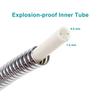 2m Flexible Chrome Stainless Steel Bathroom Hose with G1/2 Universal Brass Connector for Handheld Shower Head