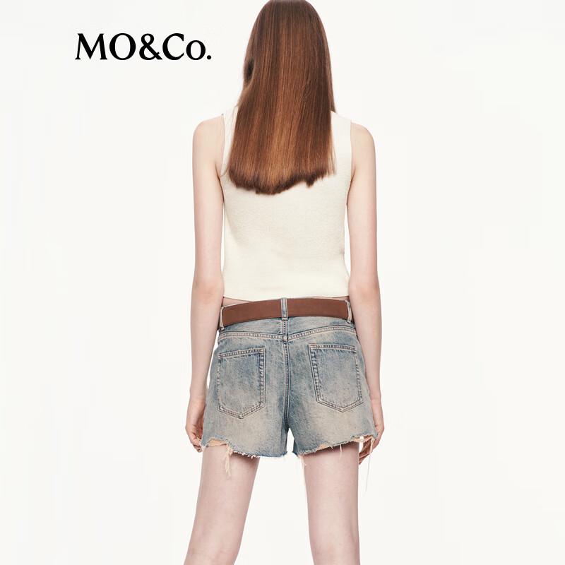 MO&Co. Women's Wool Sleeveless Blazer Vest