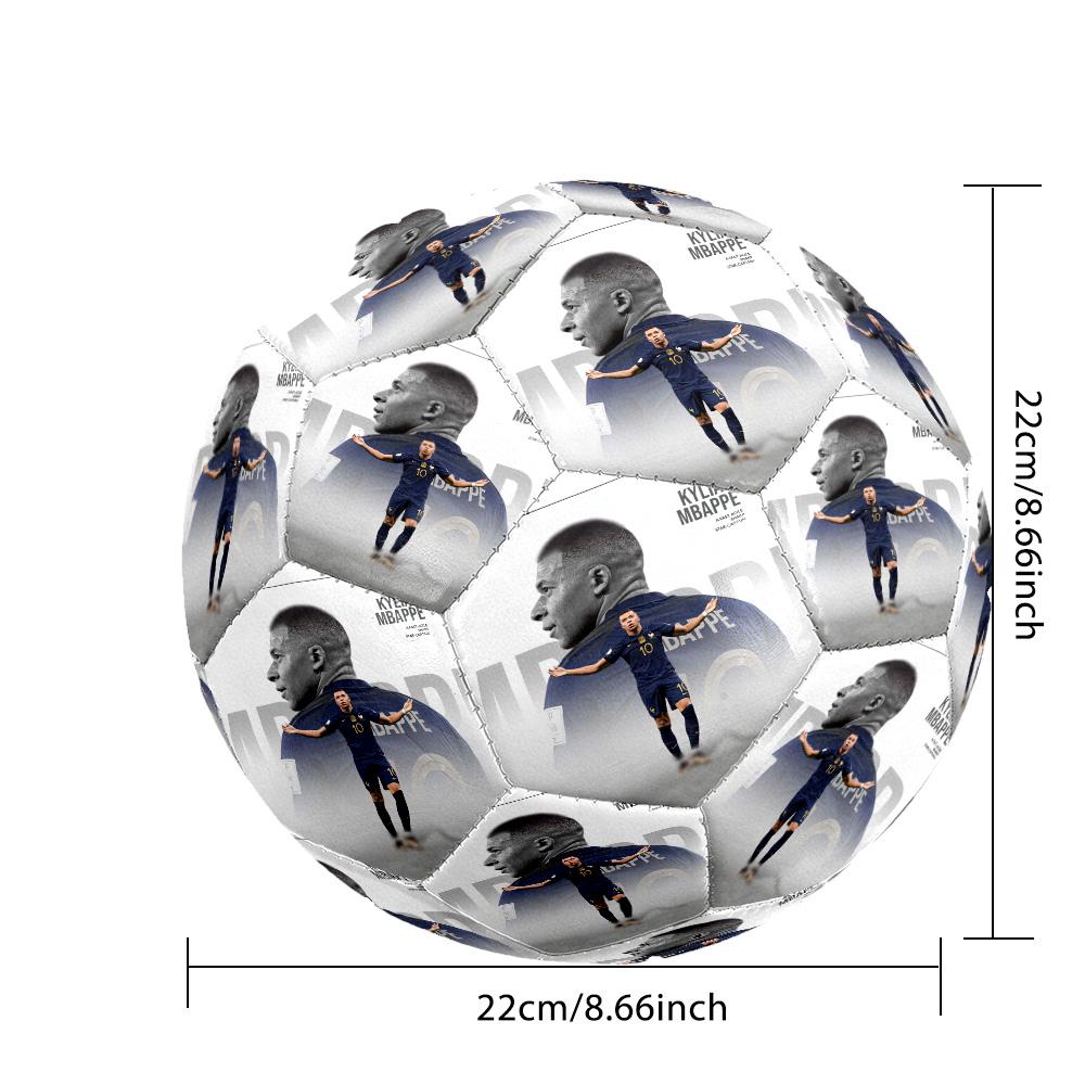 Mbappe1 Taglia 5 Pallone da Calcio Cucito a Macchina Universale Indoor/Outdoor Accessorio per Calcio