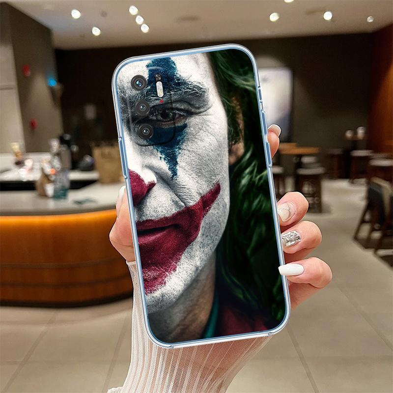 Joker Transparent Phone Case for Samsung Galaxy A04 A04S A14 A23 A34 A54 M23 M33 M52 M53