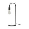 Lampe de table décorative 1xE27 23W IP20 – Métal noir