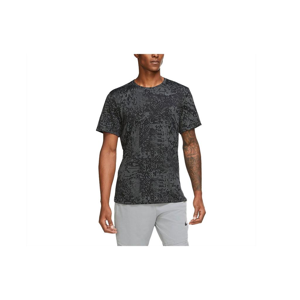Nike Superset Running Training Casual Short Sleeve T-Shirt Men Tops Black CJ4635-010