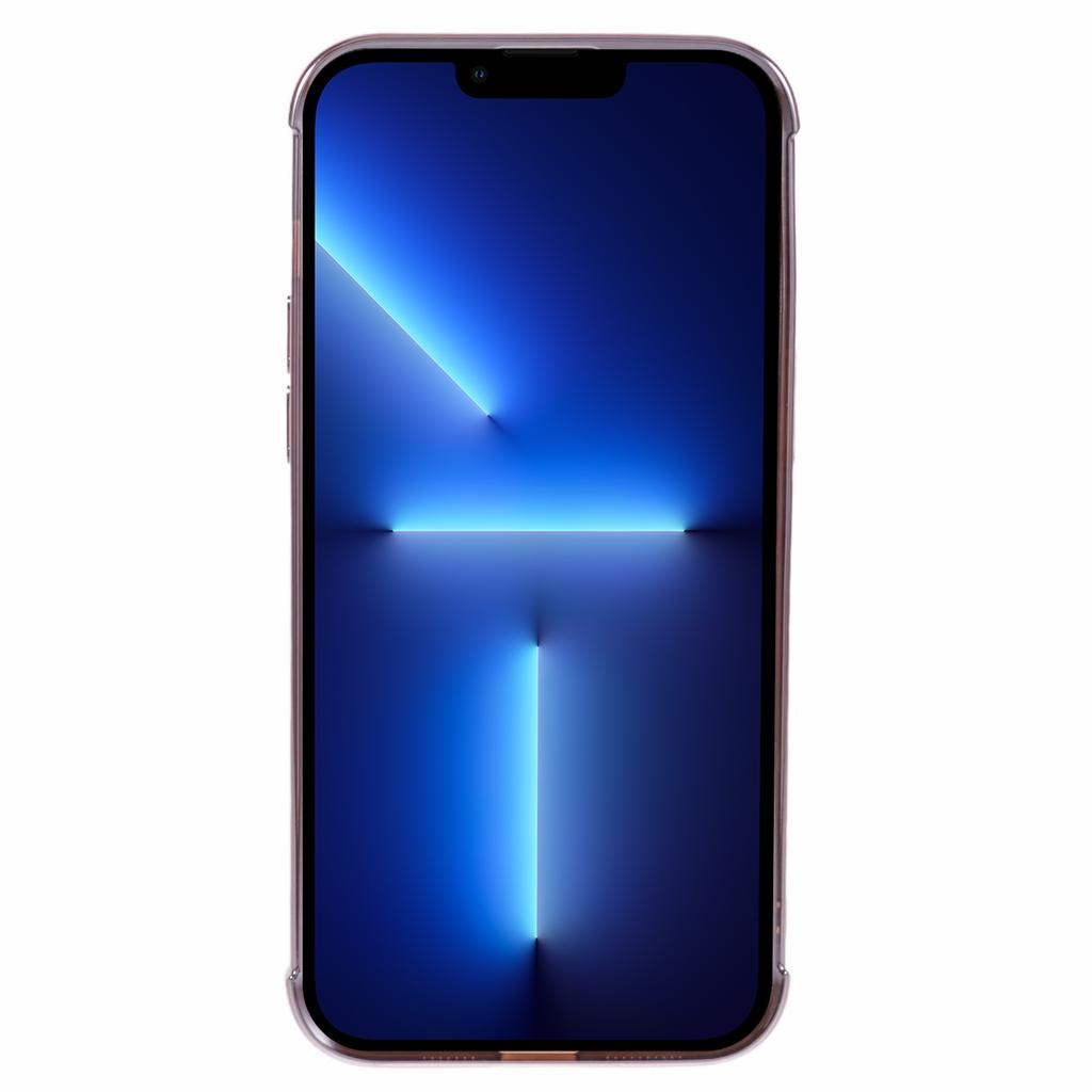 HRF Series for iPhone 13 Pro TPU Case Glitter Leopard Electroplating Magnetic Phone Cover