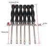 Six-Piece Carburetor Adjustment Screwdriver Set for Mowers and Various Tooth Shapes