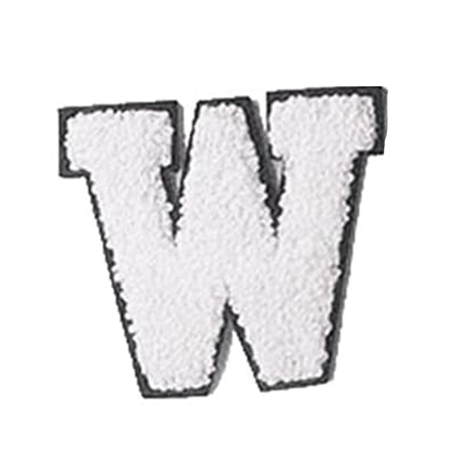 

Английские буквы алфавита полотенце вышитые нашивки для детской одежды сумки джинсы пришить аксессуары DIY имя патч аппликация W белый