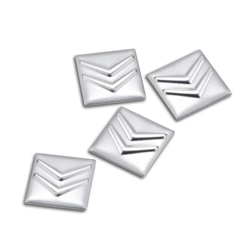 16mm Aluminium Autoemblem Schlüsselaufkleber Zubehör für Citroen C1 DS3 C2 C3 Vts C4 Saxo C4L C5 C6 C8 Xsara C3-XR Picasso Berlingo
