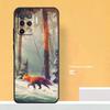 Watercolor Painting The Fox Case For Oppo A80 A60 A40 A6 A5 Pro A15 A16 A17 A57 A94 A74 A54 A76 A96 A18 A38 A58 A78 A98