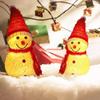 LED Snowman Solar Garden Light Outdoor Ground Stake Light Solar Powered Xmas Pathway Lights For Christmas Lawn Yard Decoration