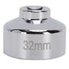 32mm Oil Filter Socket Wrench 3 8in Drive Chrome Vanadium Steel Hex 6 Point Oil Filter Removal Tool